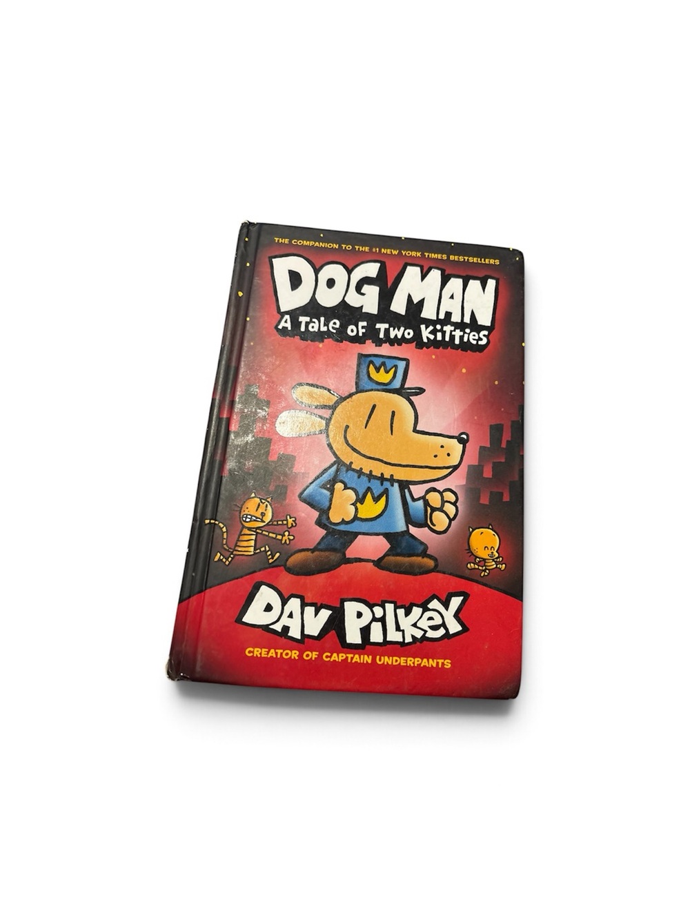 Scholastic Dog Man A Tale of Two Kitties — Red and Black Cover